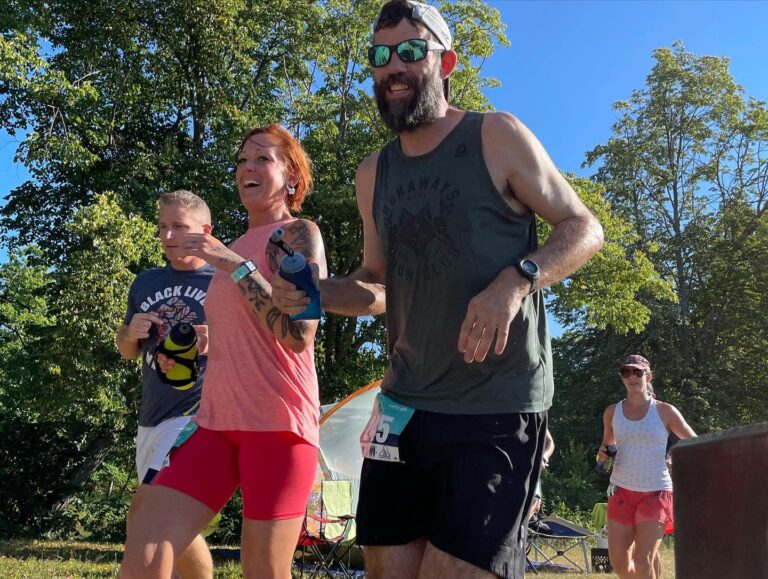 Runners take part in the Back Cove Backyard Ultra in Portland, Maine. (The Grind Run Company Photo)