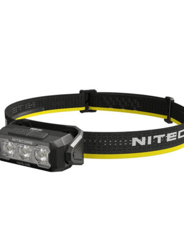 The Nitecore HA15 UHE headlamp.