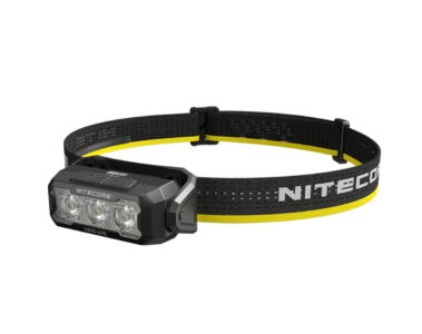 The Nitecore HA15 UHE headlamp.